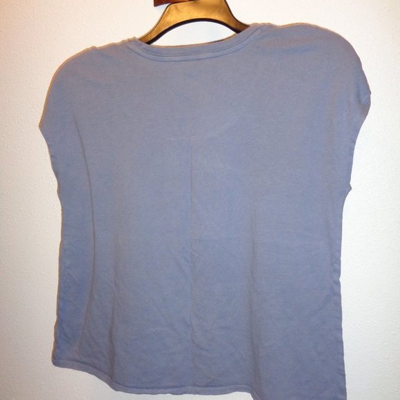 Daisy Fuentes Top Size Large Blue - Picture 6 of 9